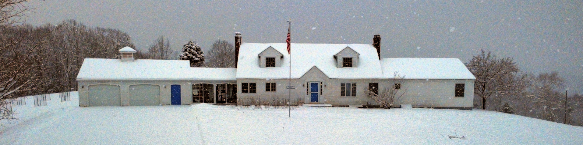 Picture of house in winter